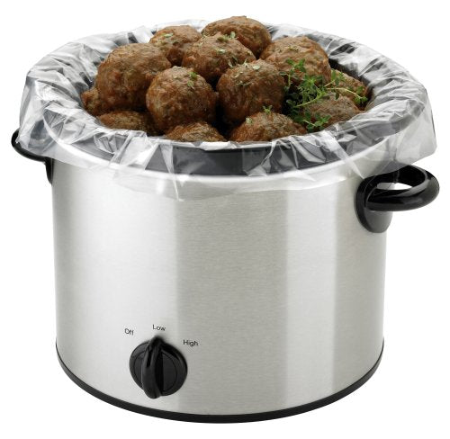 Pansaver Ez Clean Slow Cooker Liners - Disposable Liners & Bags For Instant Cleanup With No Scrubbing - Fits Slow Cookers And 9X