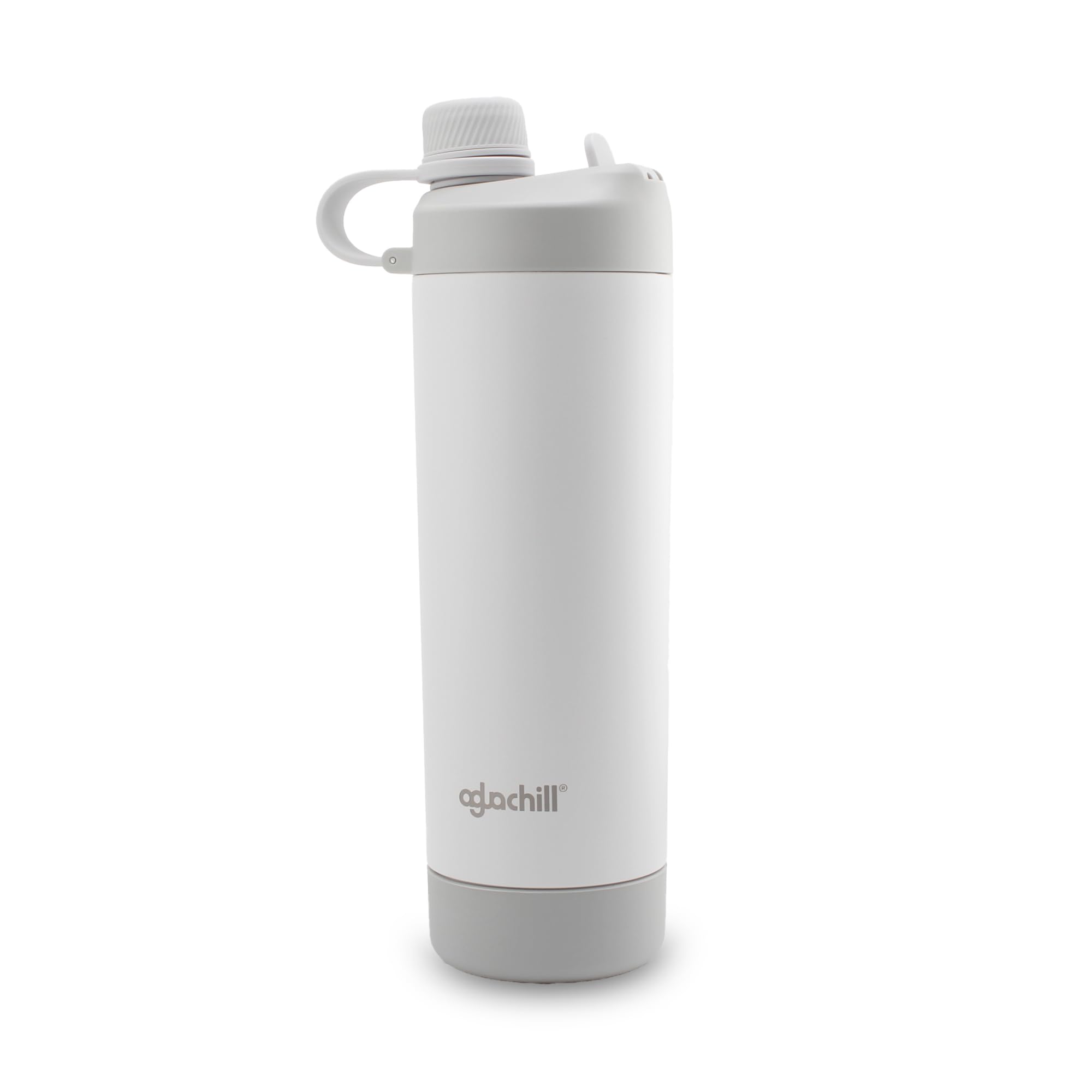 Aguachill 22oz 2in1 Straw & Spout Insulated Stainless Steel Water Bottle