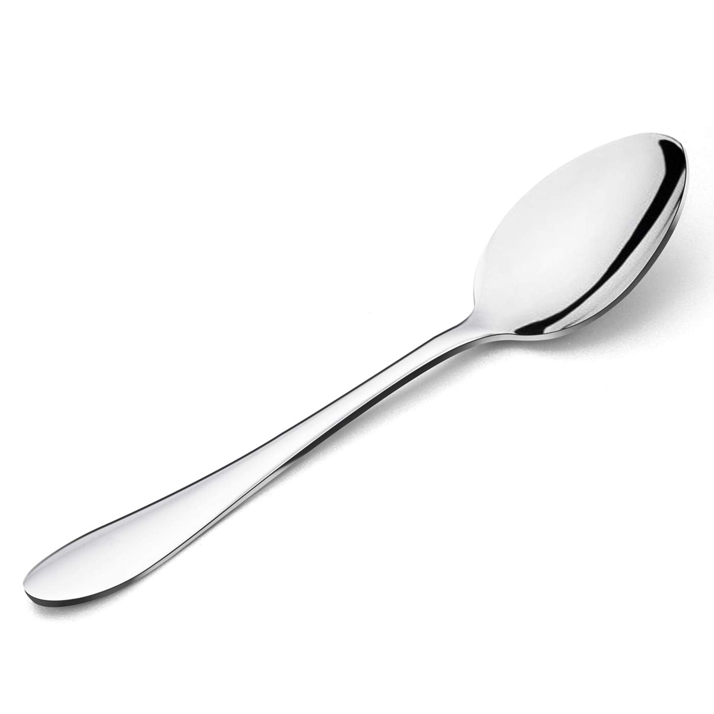 Haware Spoons, 6-Piece Stainless Steel Dinner Spoon Set, 7.5 Inch Tablespoons For Home, Kitchen, Restaurant, Metal Silverware Fo