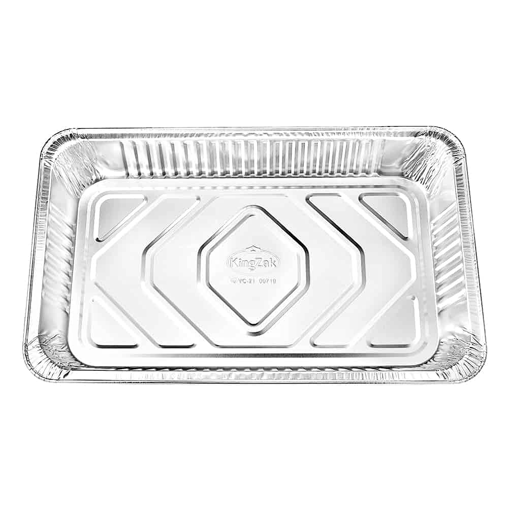 Aluminum Pans Full Size, Large Disposable Roasting & Baking Pan, 21''X13'' Deep Foil Pans (50 Pack) Extra Heavy Duty Chafing Tra