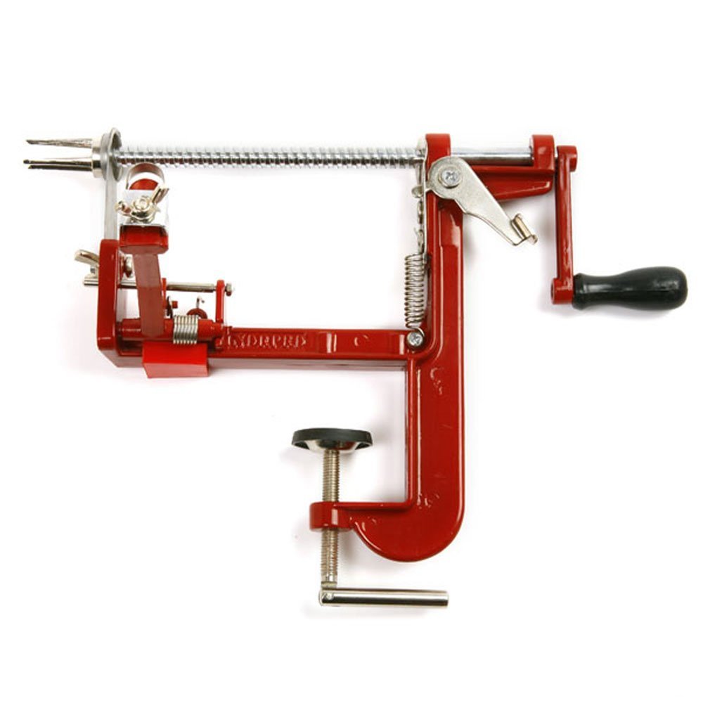 PEELER/CORER W/CLAMP RED (Pack of 1)