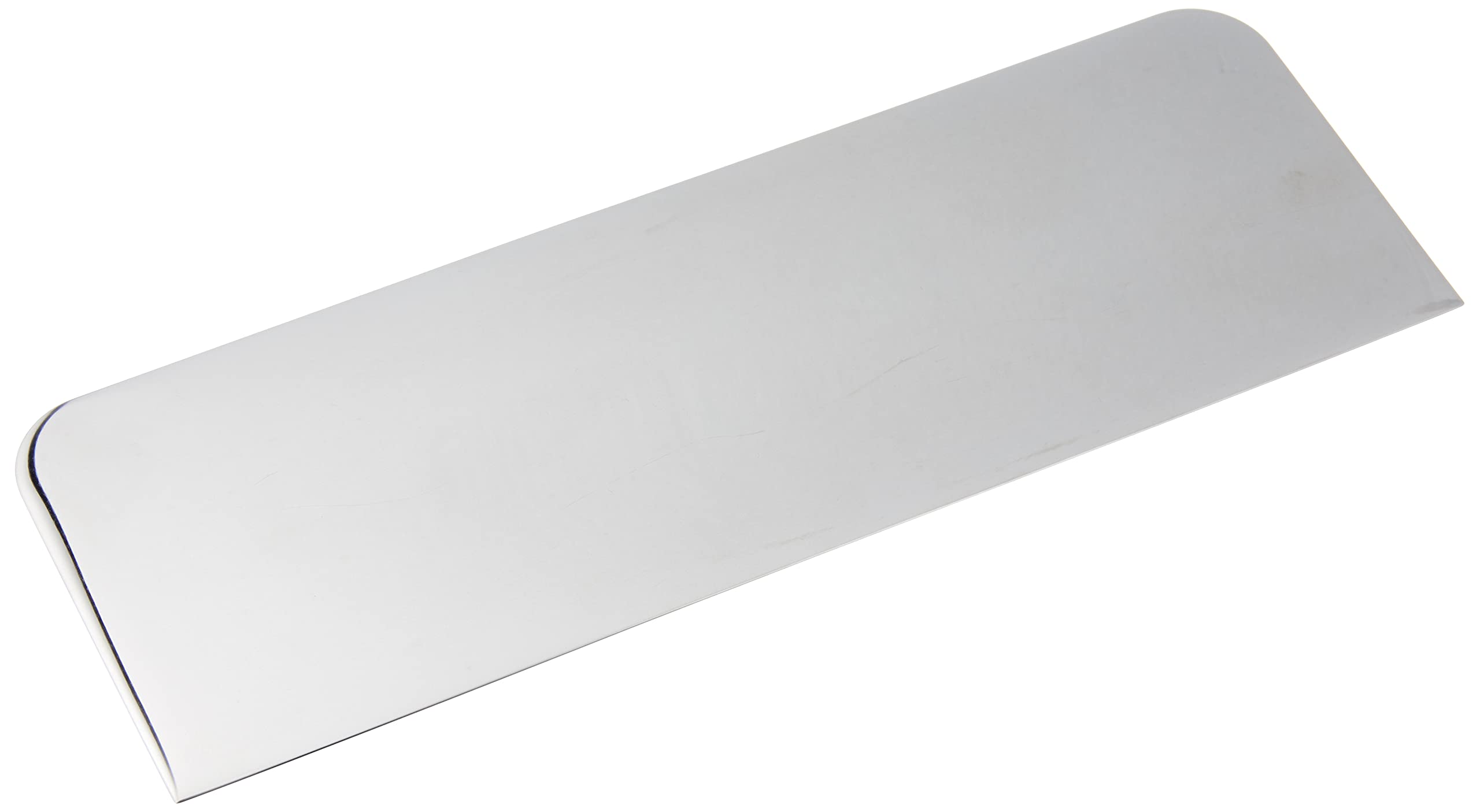 Pme Stainless Steel Plain Side Scraper 10'' For Cake Decorating, Standard, Silver