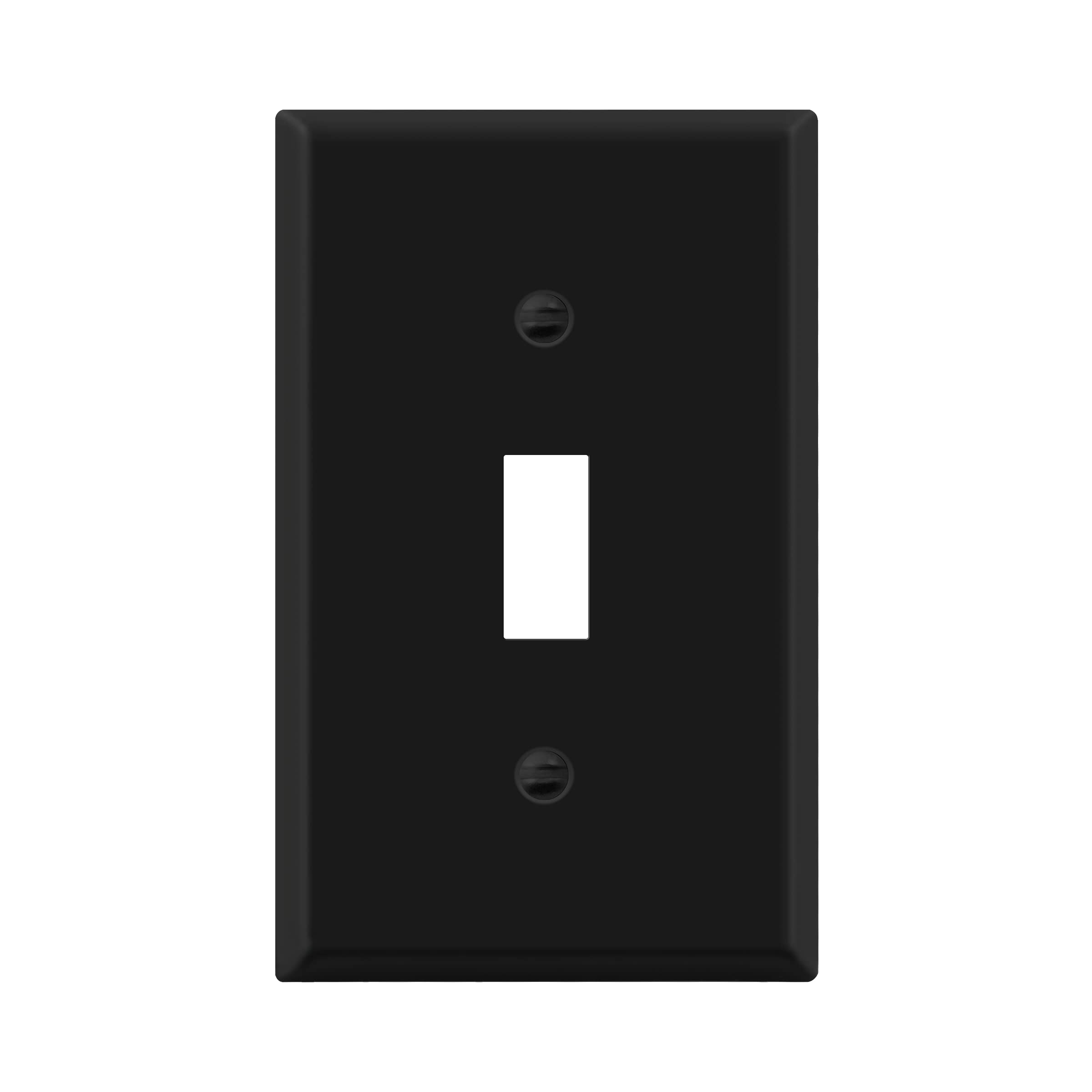 Enerlites Toggle Light Switch Metal Cover Plate, Wall Plate, Corrosion Resistant, Standard Size 1-Gang 450 X 276, Powder Coated