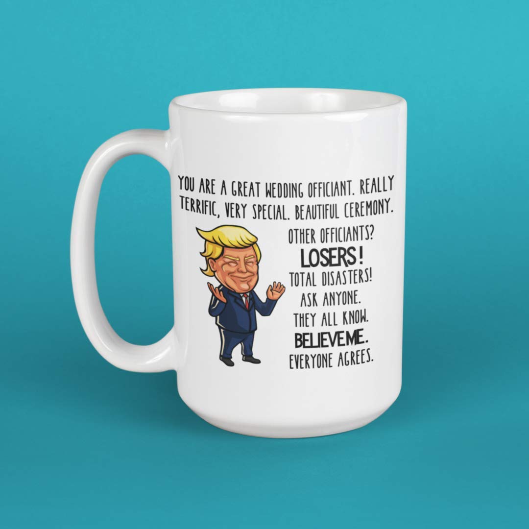 Trump Mug For Wedding Officiant Gift Ideas For Thank You Gag Gifts For Men And Women