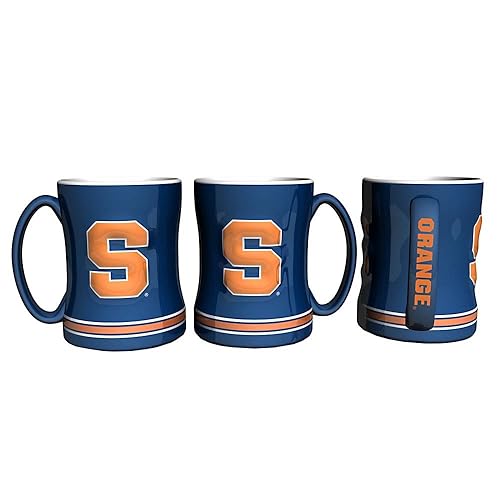 Boelter Brands Ncaa Syracuse Orange Coffee Mug14Oz Sculpted Relief, Team Color, 14 Ounce