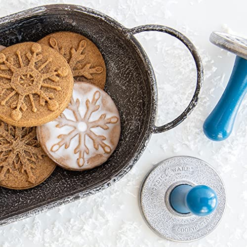 Nordic Ware Cookie Stamps | Snowflake, Grey