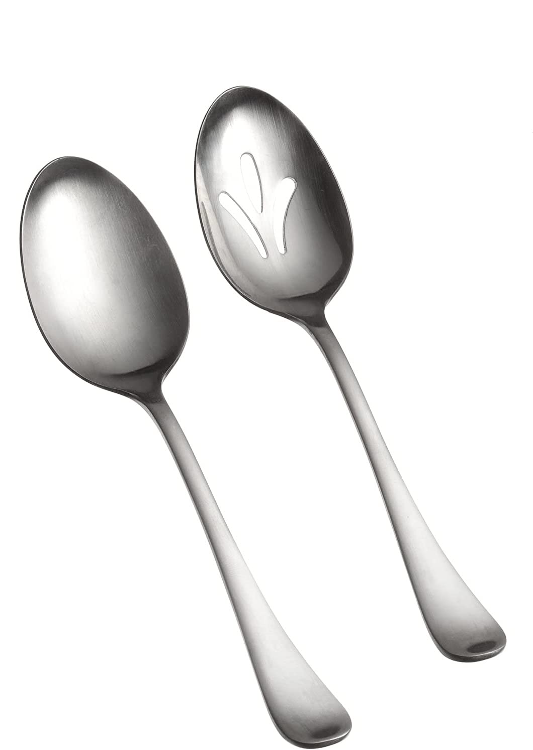 Ginkgo International Bergen 42-Piece Stainless Steel Flatware Place Setting, Service For 8 Plus 2-Piece Hostess Set
