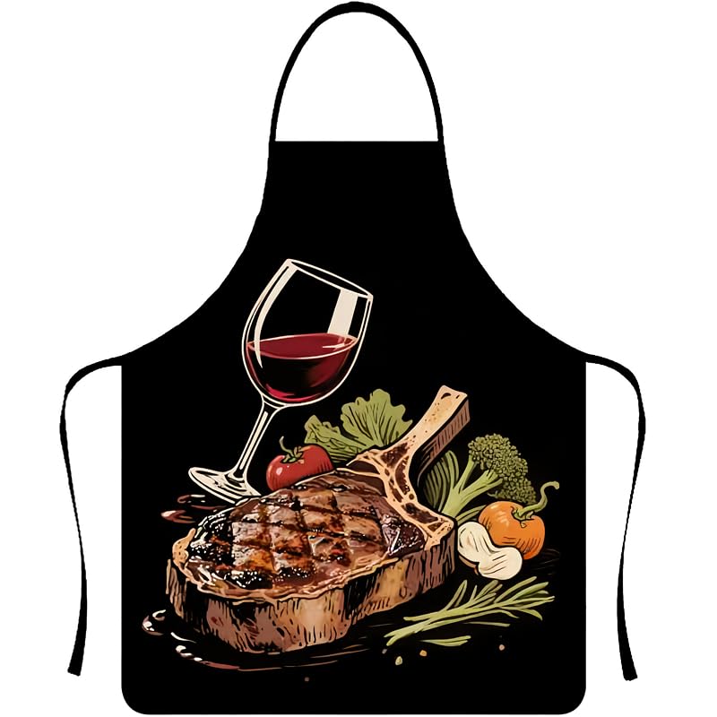 Liusm Funny Cooking Apron For Bbq Kitchen Work Aprons Birthday Creative Gifts
