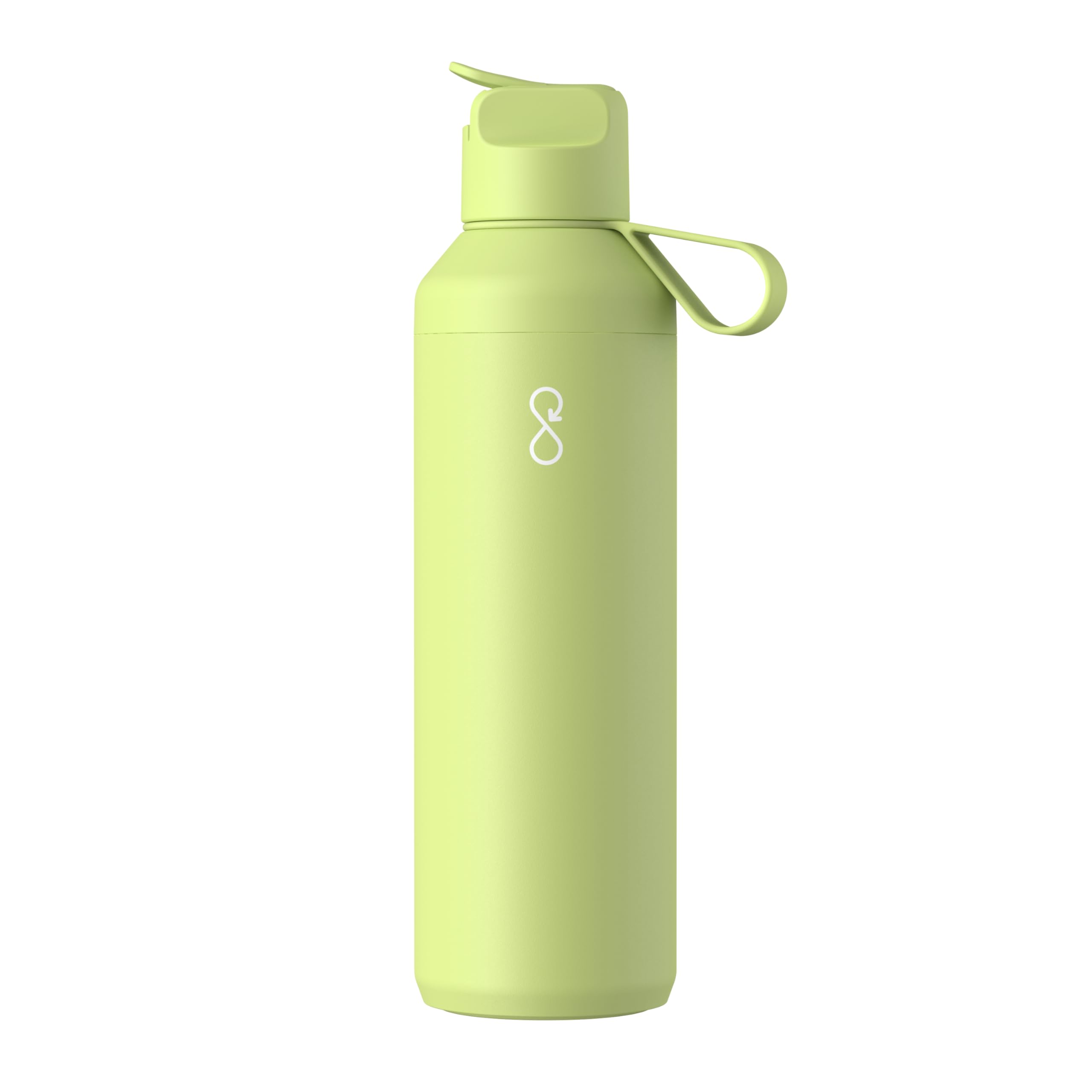 Ocean Bottle PEAK GO 24 oz Water Bottle | Slim Stainless Steel Design with Straw | Leak Proof, Dishwasher Safe and BPA Free | Ec