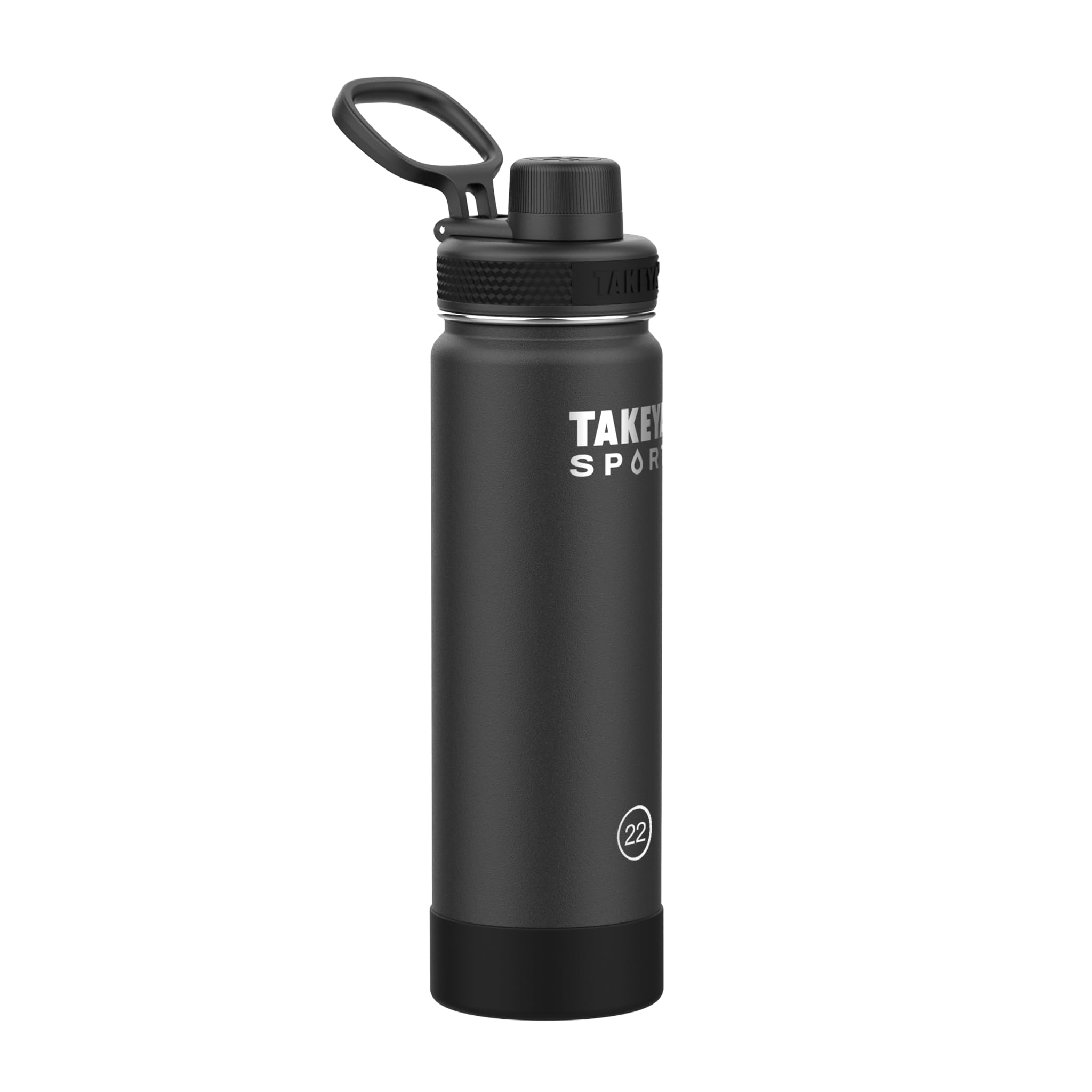 Takeya Sports Water Bottle with Spout Lid  Bottle with Triple Stainless Steel Insulation  Dishwasher Safe & BPAFree  Bottle 