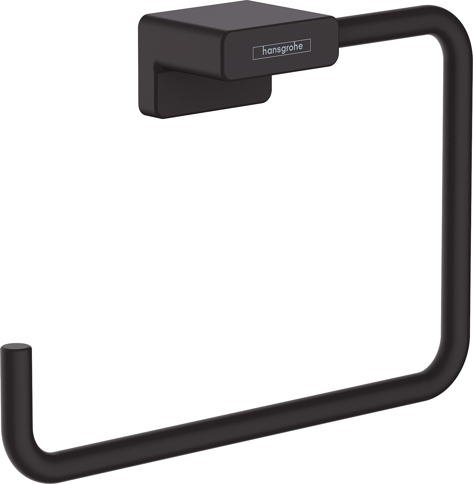 Hansgrohe Addstoris 7-Inch -Towel Ring In Matte Black, 41754670
