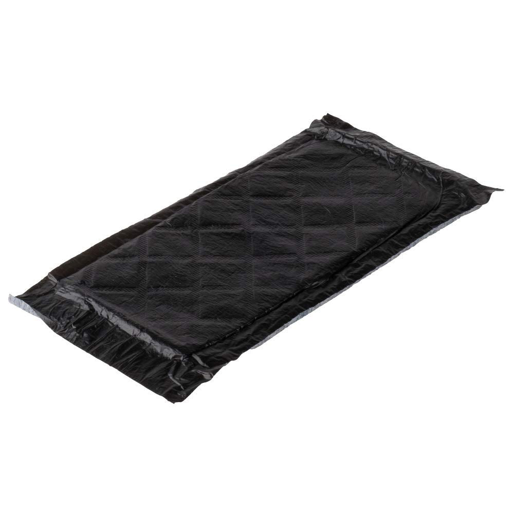 Black 4'' X 7'' Absorbent Meat, Fish And Poultry Pad 40 Grams - 2000/Case