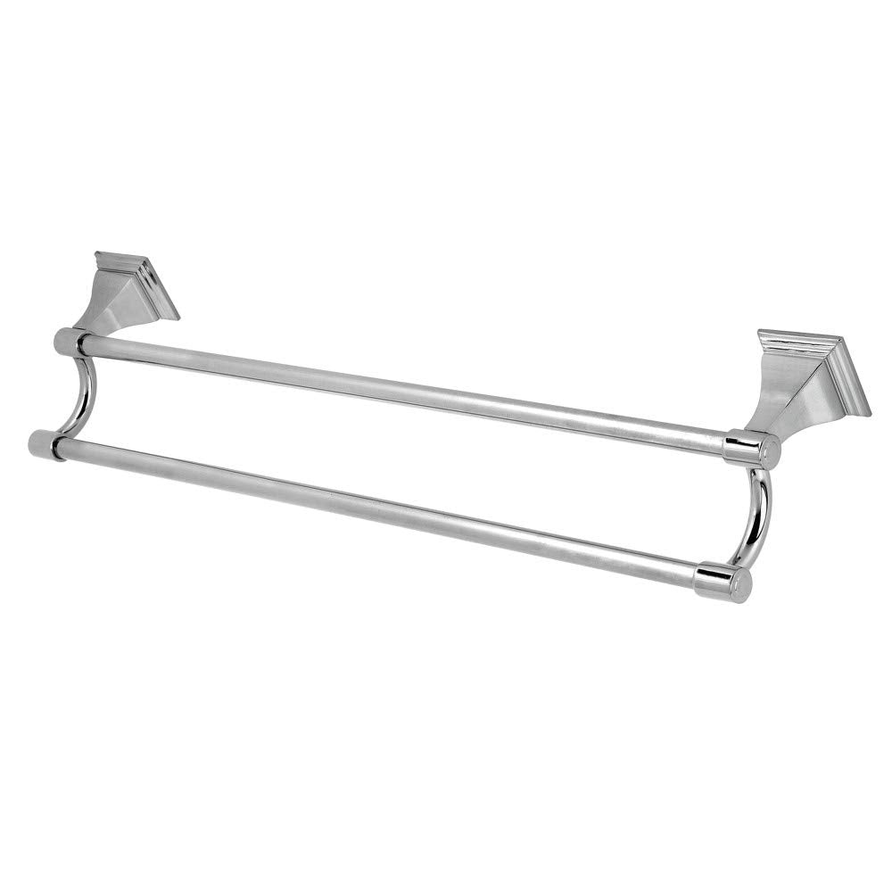 Kingston Brass BAH6123C Monarch 24-Inch Dual Towel Bar  Polished Chrome