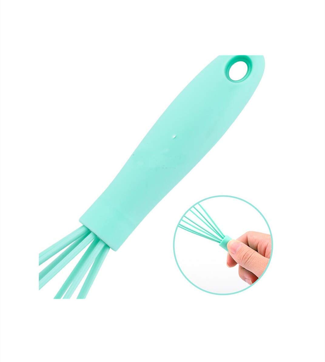 Lapxsnzd Silicone Whisk -5 Pcs Colorful Kitchen Mini Silicone Whisks,Whisk Set Egg Beater For Blending Whisking Beating Stirring