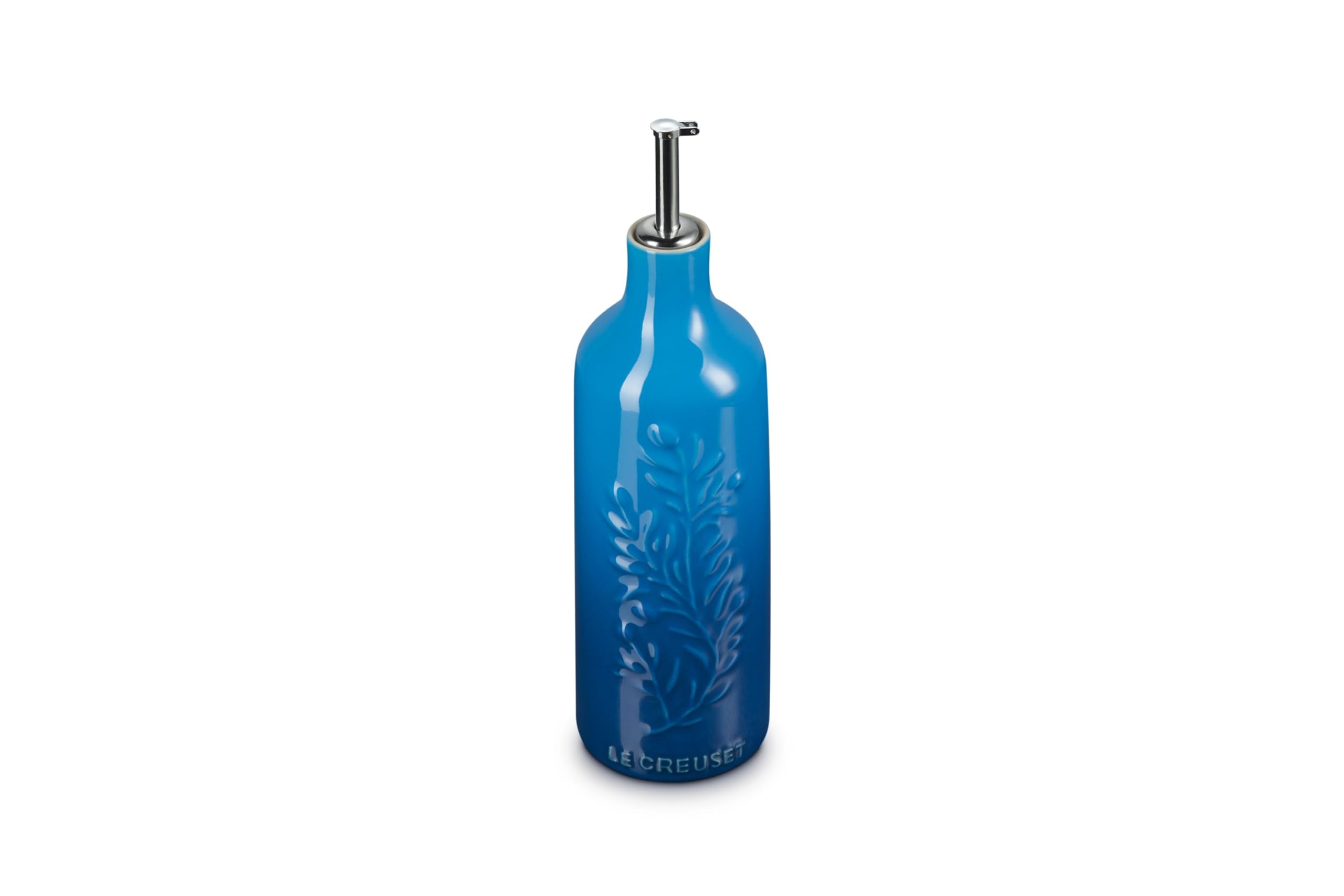 Le Creuset Stoneware Olive Branch Collection Oil Cruet, 20 oz., Marseille