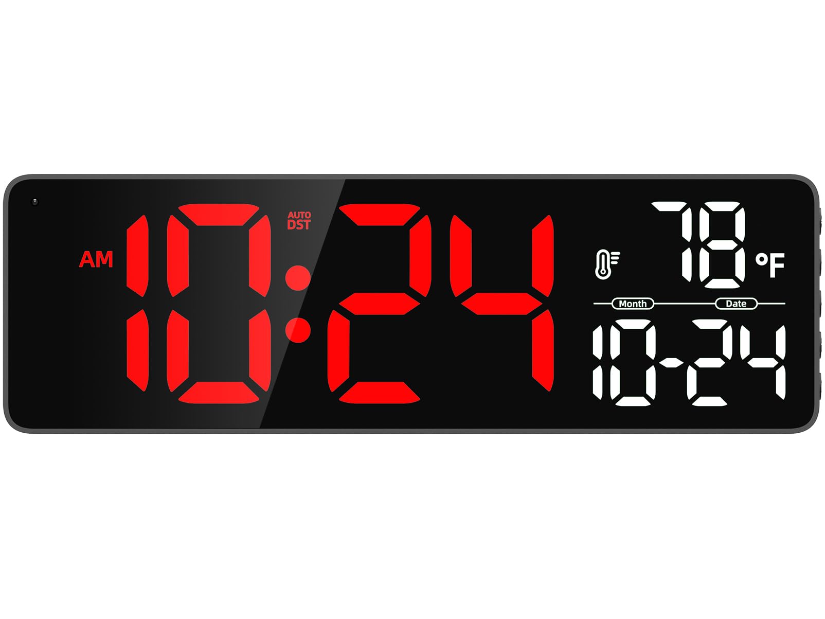 Xuanzit Big Digital Wall Clock - Red