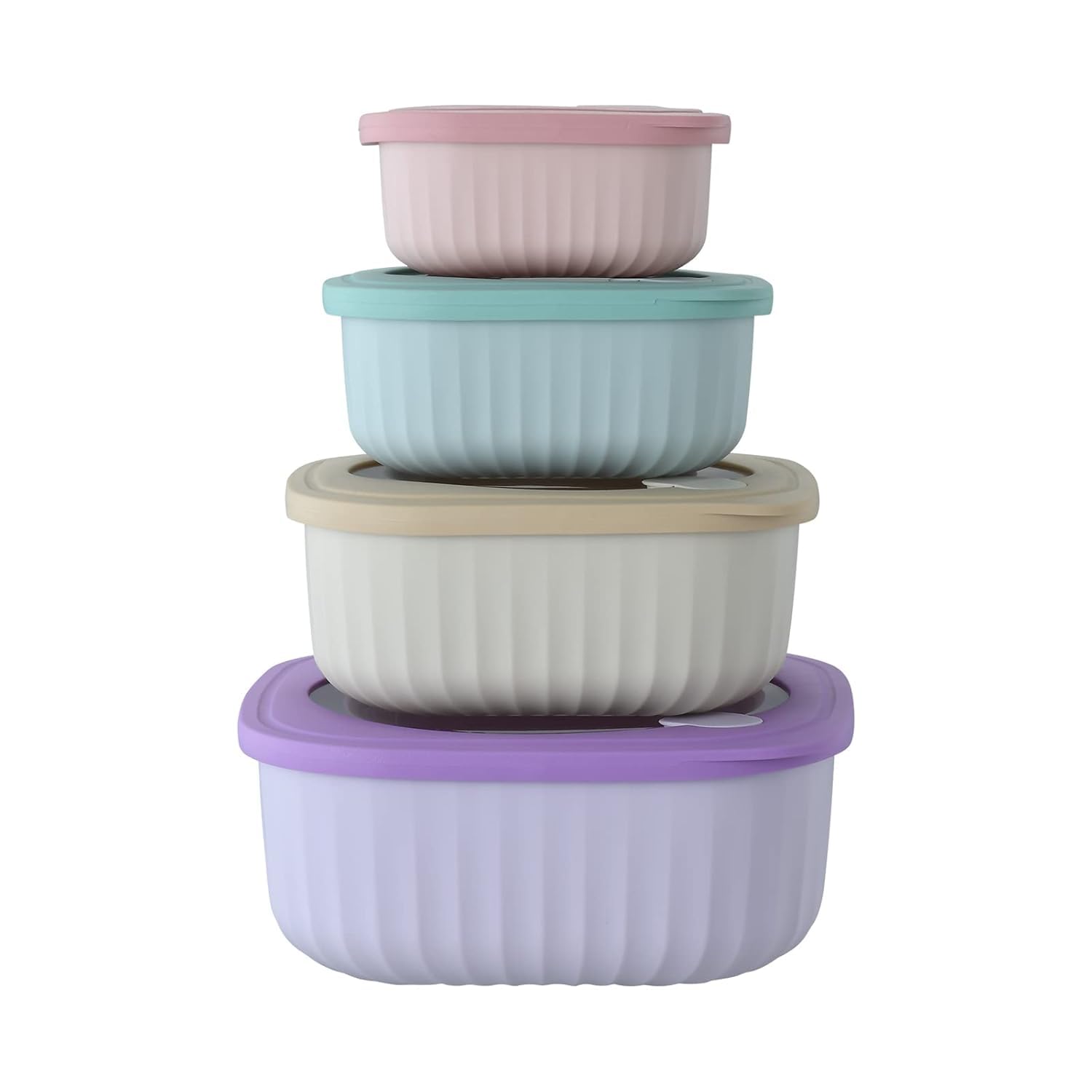 Mixen LeakProof & Reusable Food Storage Containers With Lids,Microwave/Dishwasher Safe Perfect For Spices Bpa Free Plastic Dry 