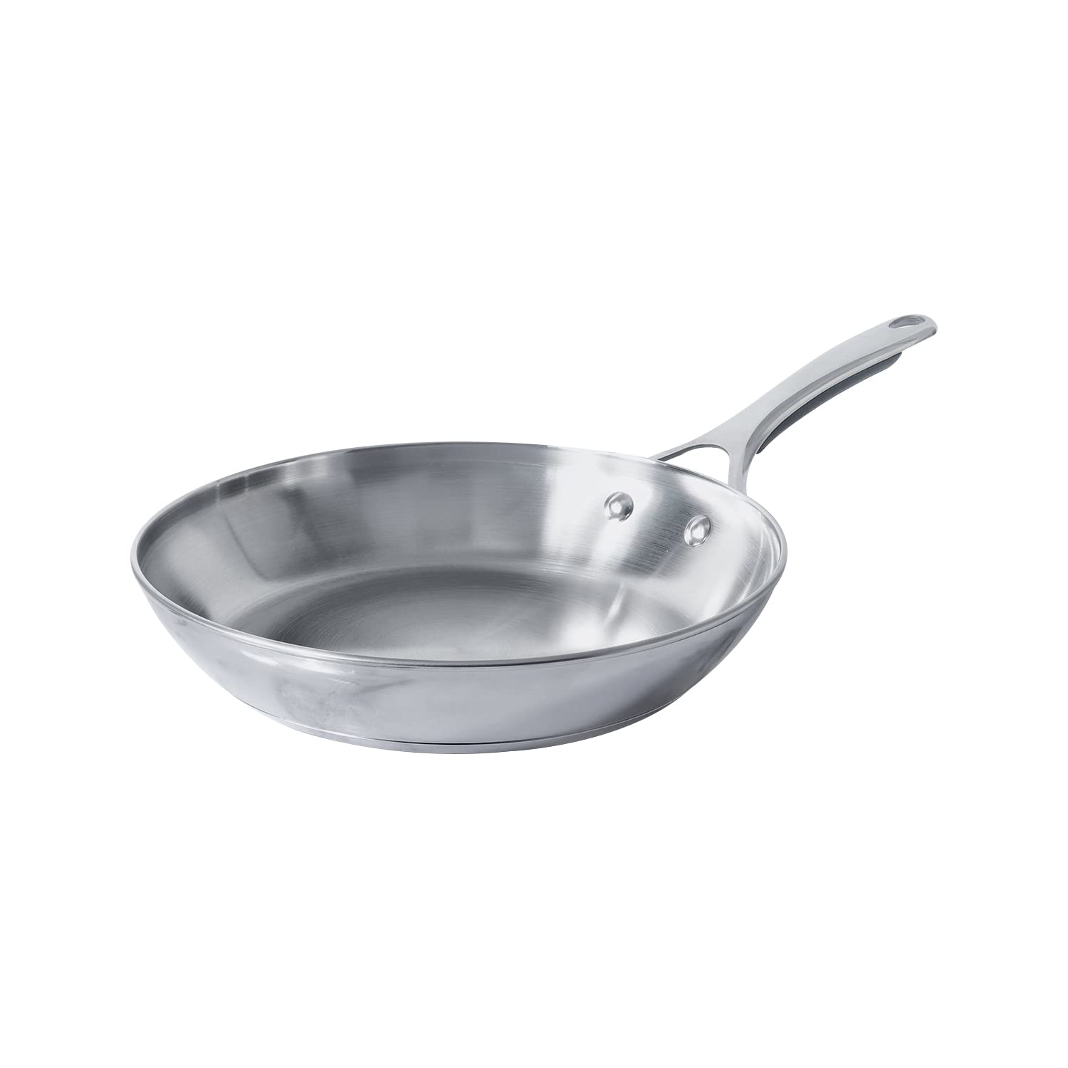 Meyer Select Nickel Free Stainless Steel Frypan | Frying Pan | Steel Frying Pan With Triply Base | Steel Fry Pan | Gas And Induc