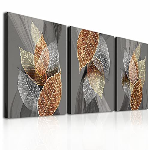 Canvas Wall Art For Living Room Family Wall Decorations For Kitchen Modern Bathroom Wall Decor Black Paintings Abstract Leaves P