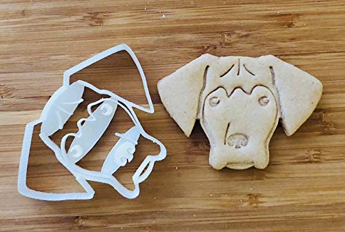 Great Dane Cookie Cutter And Dog Treat Cutter - Dog Face - 3 Inch
