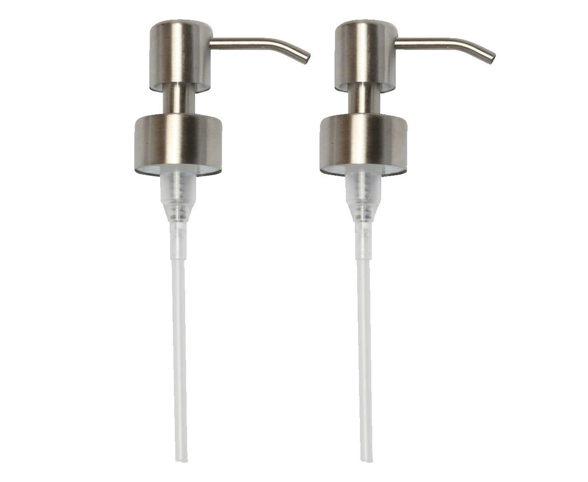 Kapitan Soap Dispenser Pump Head Replacement Spare For Standard 28400 (26 Mm - 28Mm  102 In-110 In) Neck Size, Stainless Steel B