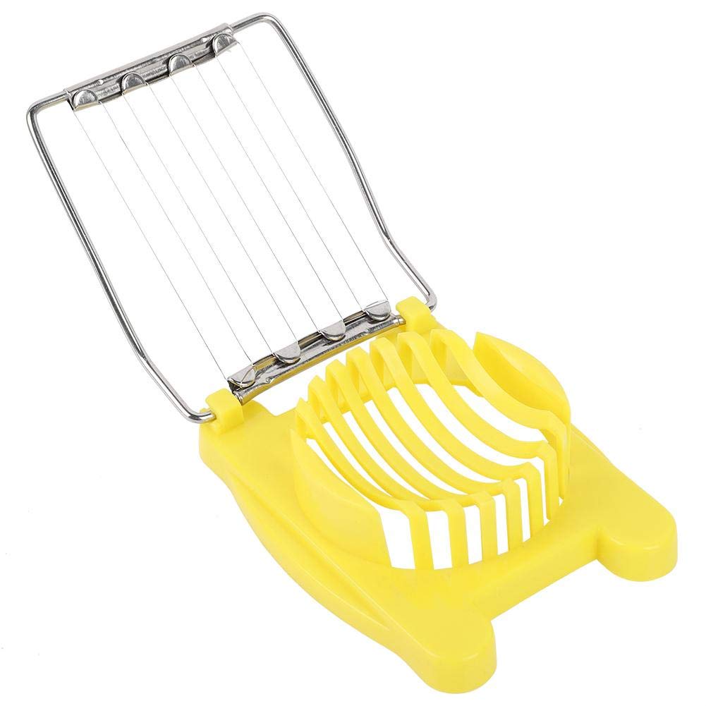 Heavy-Duty Plastic Egg Slicer With Stainless Steel Wires Multipurpose Boiled Egg Salad Slicer Strawberry Cheese Slicing Tools -Y
