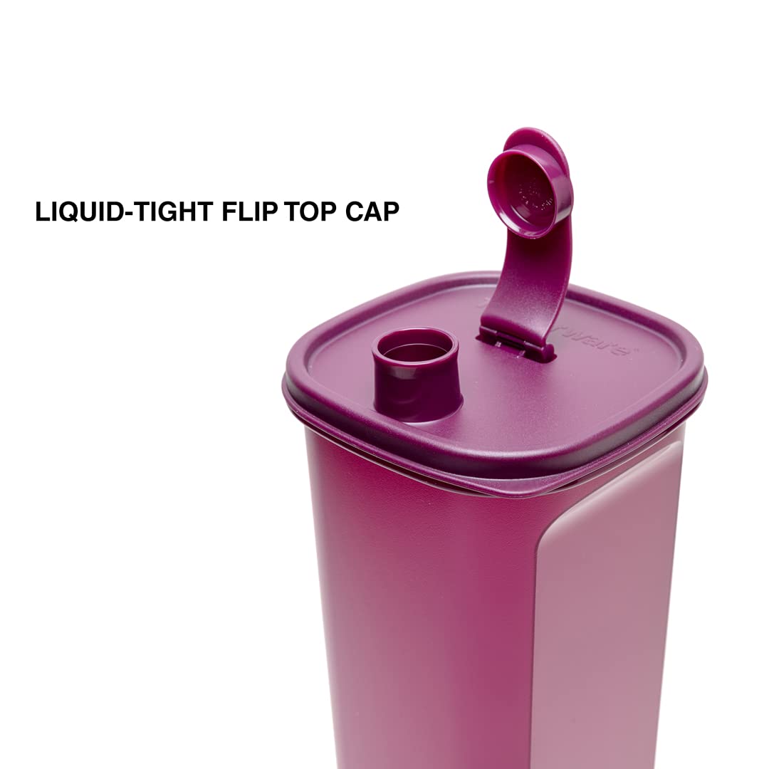 Tupperware Fridge Bottle Pitcher Slim Line 2L 2Pc
