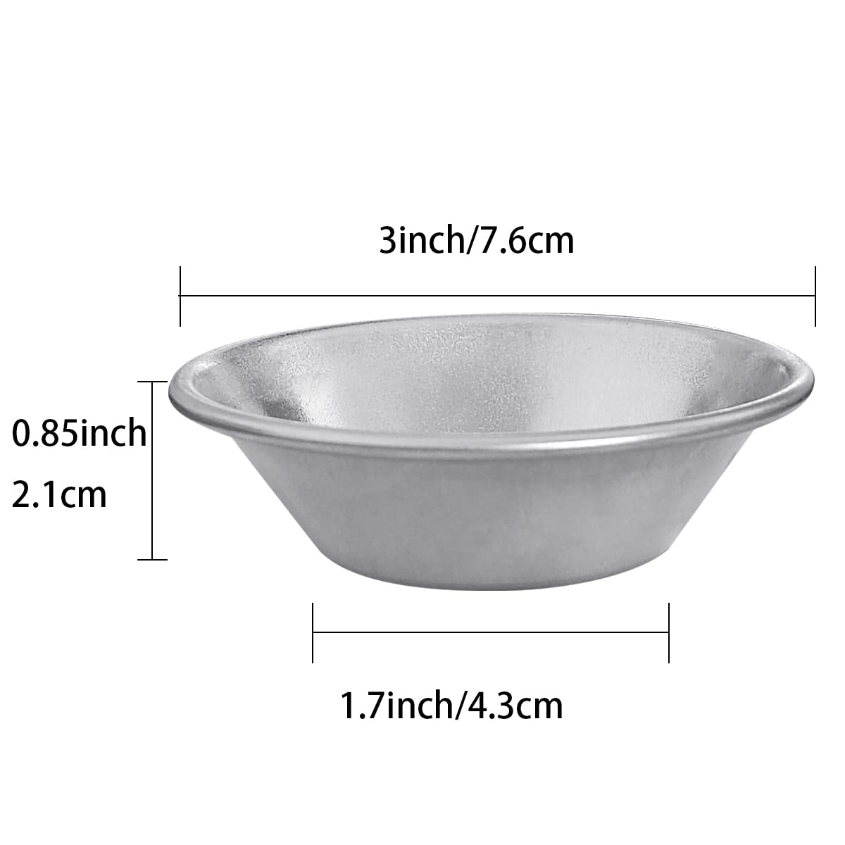 25 Pcs Mini Tiny Pie Muffin Cupcake Pans Tin Egg Tart Mold Bakeware -Nonstick Puto Cup
