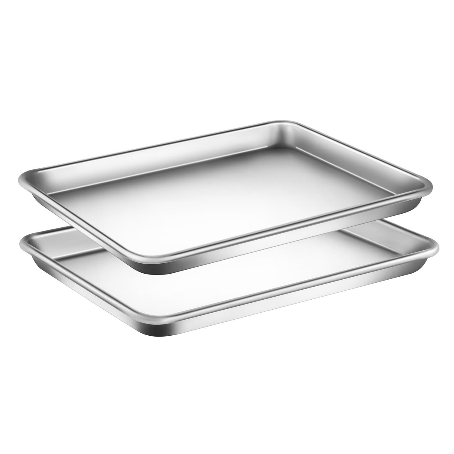 Nutrichef Non Stick Baking Sheets, Cookie Pan Aluminum Bakeware, Professional Quality Kitchen Cooking Non-Stick Bake Trays With