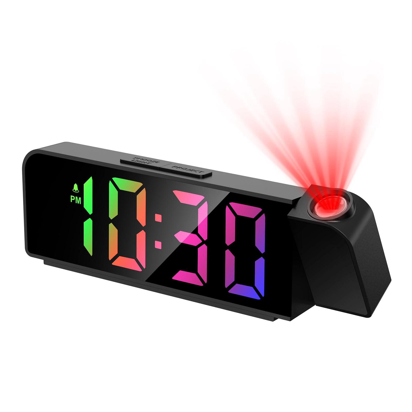 Amir Projection Alarm Clock For Bedroom Ceiling