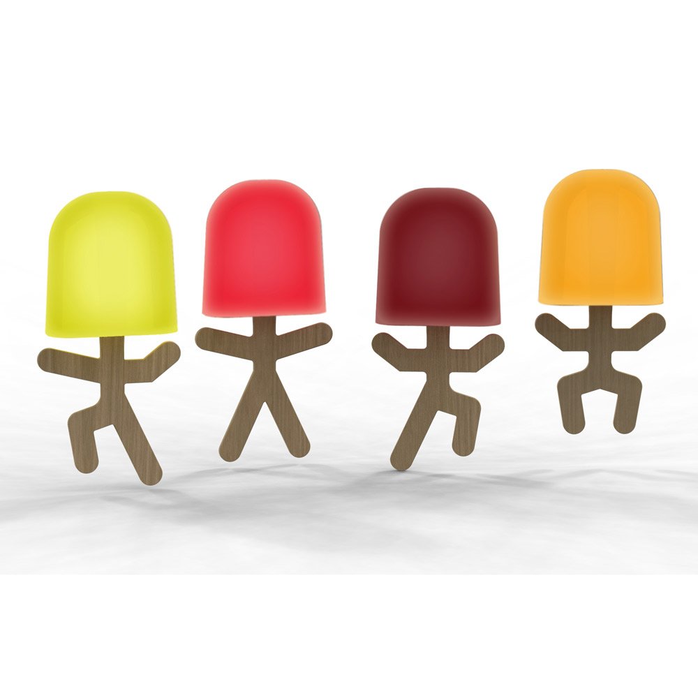 Mustard Lollypop Men Mold