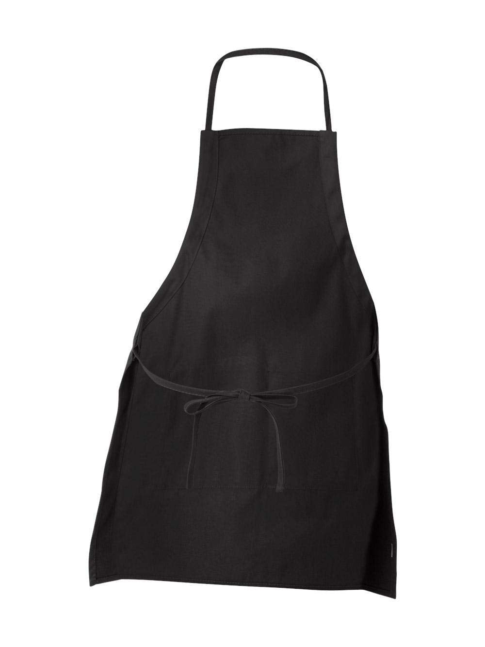 Liberty Bags Two-Pocket Butcher Apron - Black  One Size