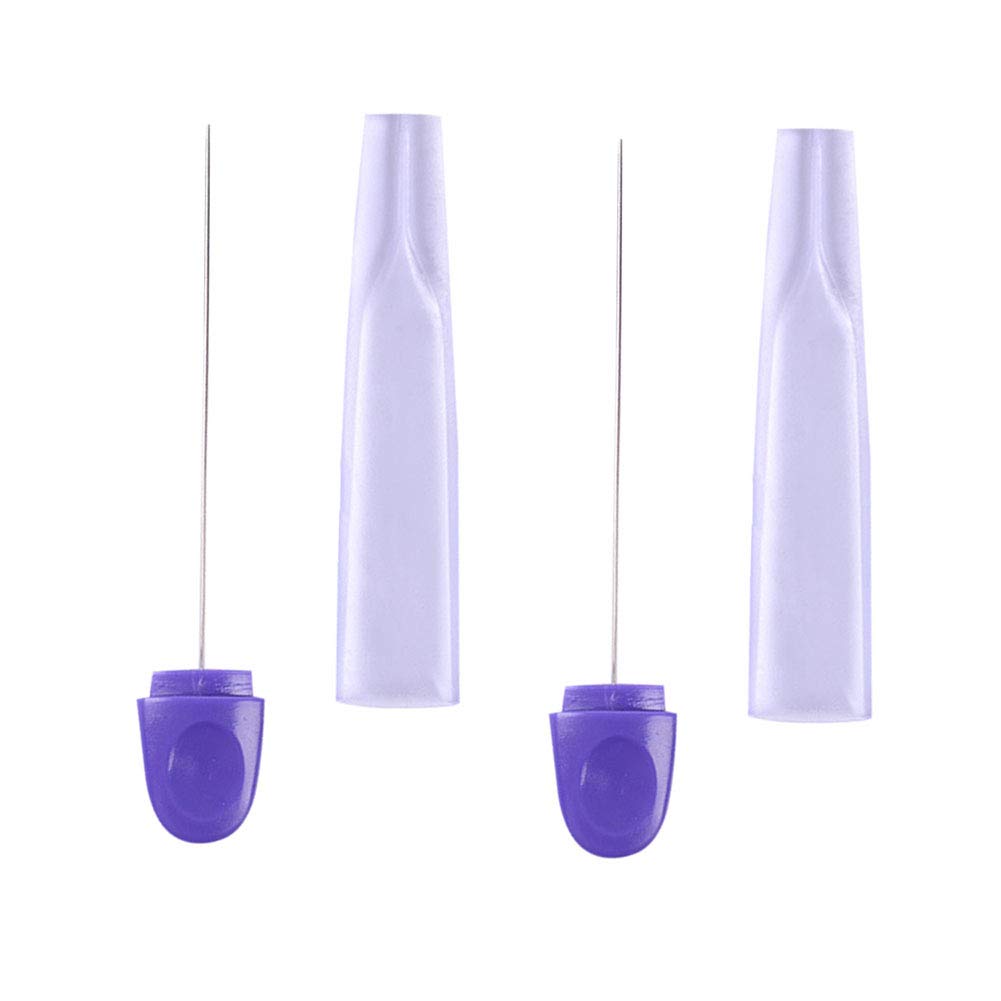 2 Pieces Stainless Steel Reusable Cake Testing Needles Probe Skewer Pin Needle For Kitchen Home Bakery Tools With Transparent Co