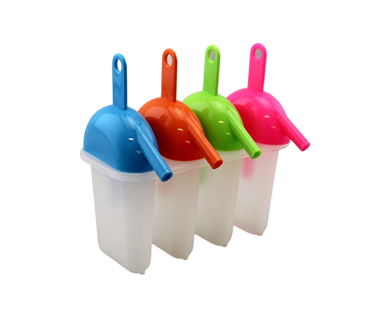 Ice Lolly Pop Mold Popsicle Maker With Straw Makes Bpa Free Just Pop In The Freezer For A Healthy Snack