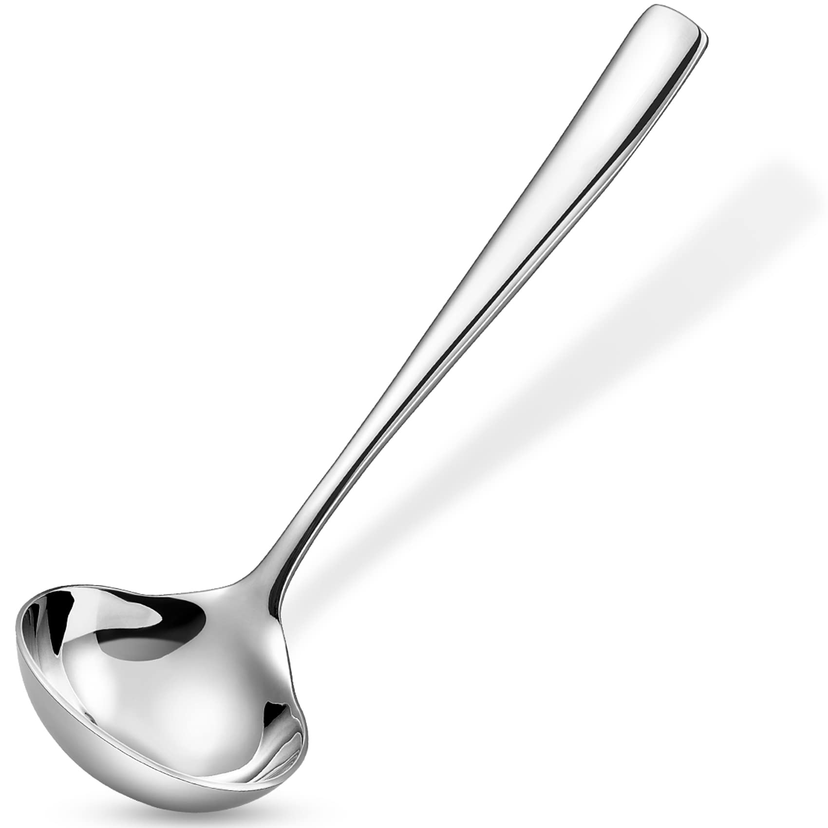 Keawell Louis 7.5 Inches Gravy Ladle, 18/10 Stainless Steel Mini Ladle, Dishwasher Safe (1)