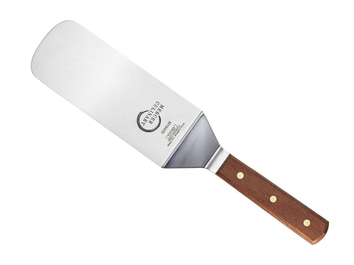 Mercer Culinary Praxis Rosewood Handle Turner, 8 Inch X 3 Inch