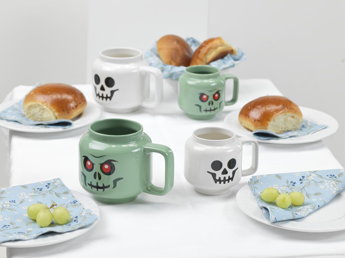 Lego Ceramic Mug Large - Skeleton - 530 ml | Perfect Mug, Gifts for Men, Mugs for Kids and Women Cool, Fun Unique Cup for All Ag
