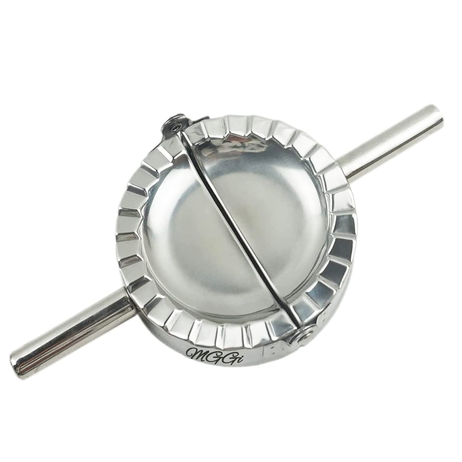 Mggi Stainless Steel Ravioli Mold Pierogi Dumpling Maker,X-Large Size 5'' Goya Empanada Press Mold, Ravioli Mould Crimper,Wraper