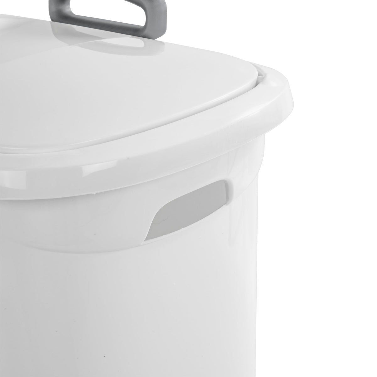 Sterilite Ultra Wheeled Laundry Hamper With Lid, Handle And Wheels For ...