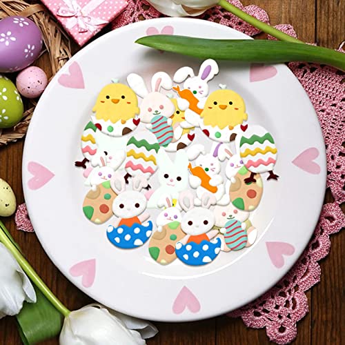 Cerlaza Easter Cookie Cutters, 8 Styles Holiday Biscuit Fondant Cookie Cutters Easter Party Decorations Supplies Favor, Easter E