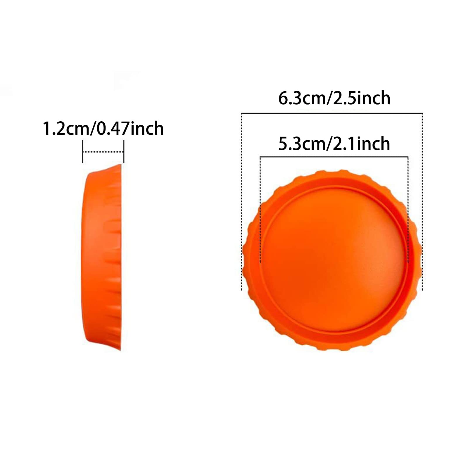 Silicone Can Lids, Soda 6 Pack No Spill Soda Beverage Can Lid Cover Or Protector, No Spill Silicone Can Stopper Covers Fits For