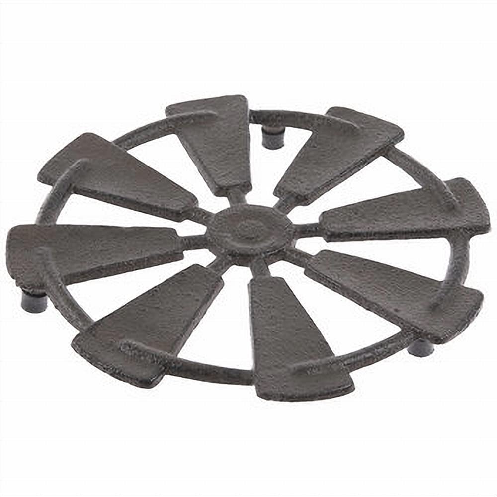 Heavy Metal Cast Iron Kitchen Countertop Trivet Home Decor (Windmill)