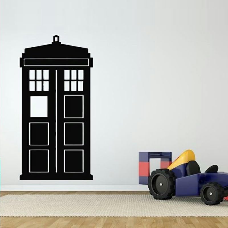 GADGETS WRAP Wall Decal Vinyl Sticker Police Booth Public for Office Home Wall Decoration