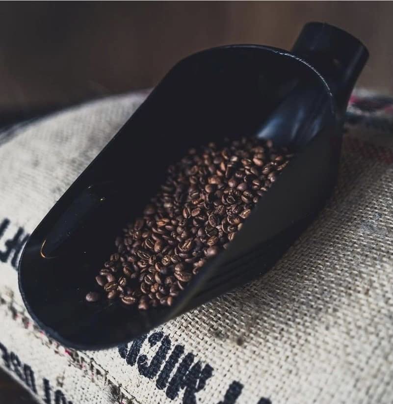 Rattleware Kilo Bean Scale Coffee Scoop For Counter And Case Display - Multifunctional Scale Scoop - Flat Design With Funnel - H