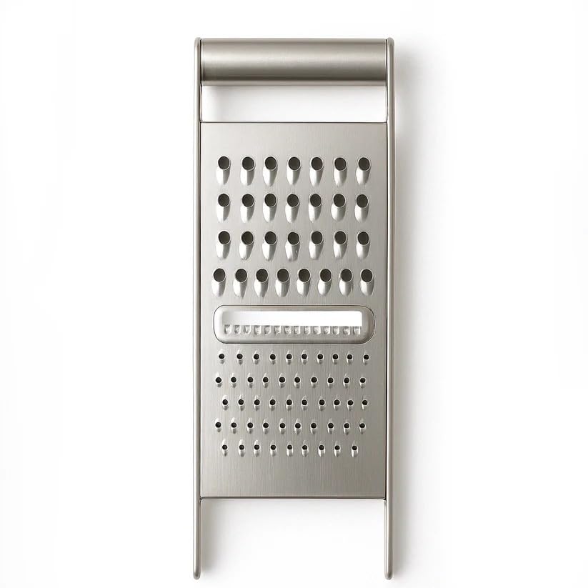 Oblivion Grater 1 Pc  Stainless Steel 3In1 Slicer & Grater For Kitchen  Dual Function Vegetable Cutter, Cheese Grater & Coco