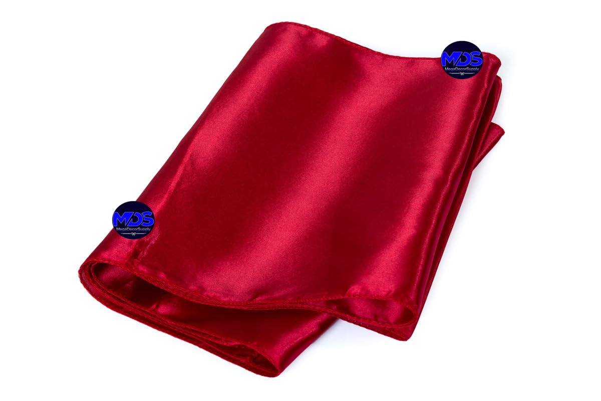 Mds Pack Of 10 Satin Table Runners 12 X 108 Inch Long Wedding Sateen Bright Silk Smooth Table Runner For Wedding Reception Birth