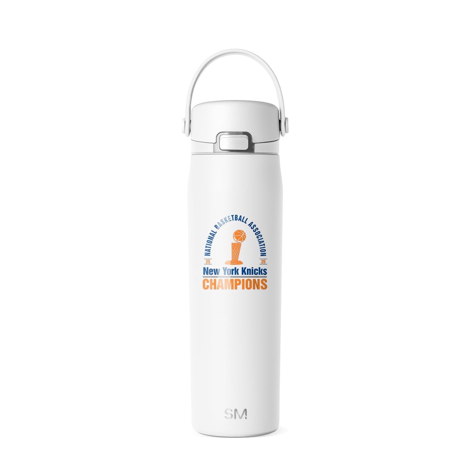 Simple Modern Officially Licensed New York Knicks NBA Basketball 2026 Finals Champions Water Bottle | 24oz Mesa Sport with Cover