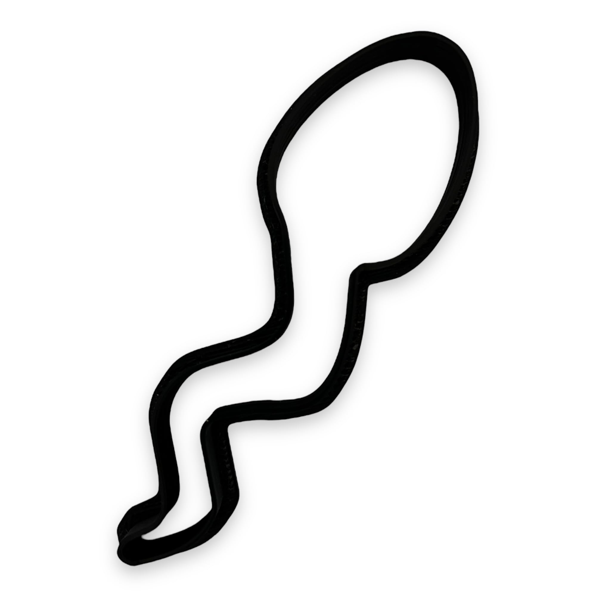 Sperm Cookie Cutter With Easy To Push Design (5 Inch)