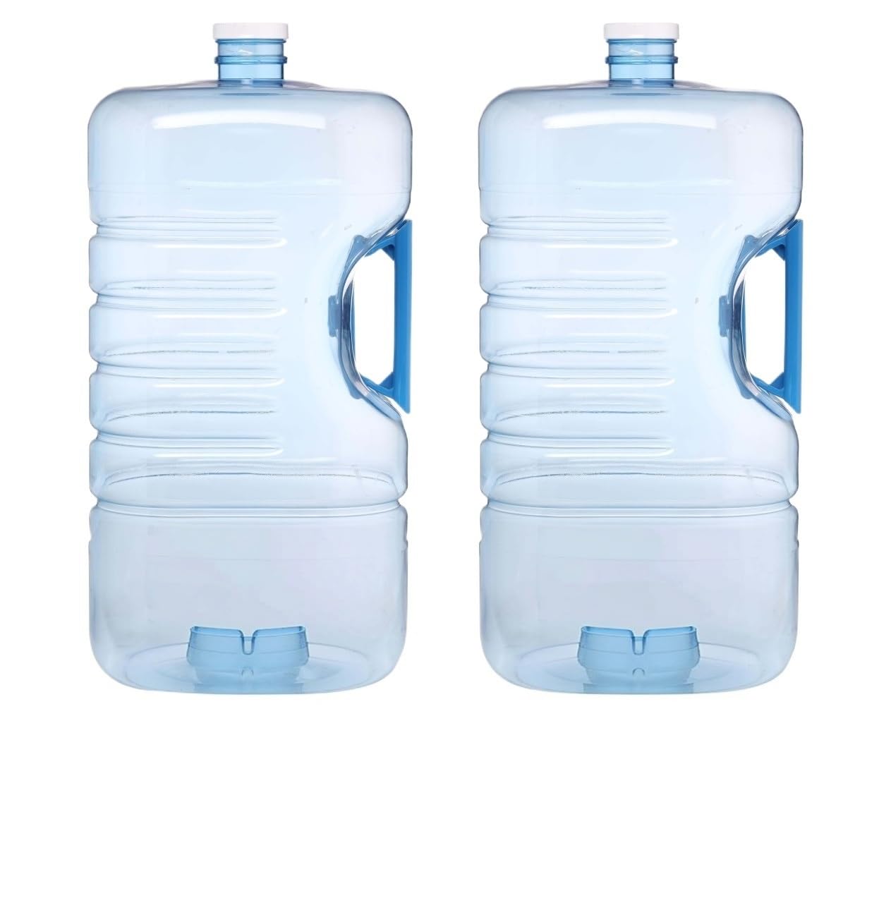 GIPXDVS BPA Free Durable Plastic Stackable Water Bottle With Carry Handle, 53mm Screw Cap, Lightweight Reusable Liquid Container