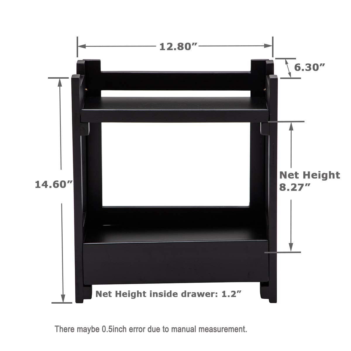 Gobam Makeup Organizer Vanity Organizer And Cosmetic Storage Display Box, Large Capacity Make Up Caddy Shelf, Great For Countert